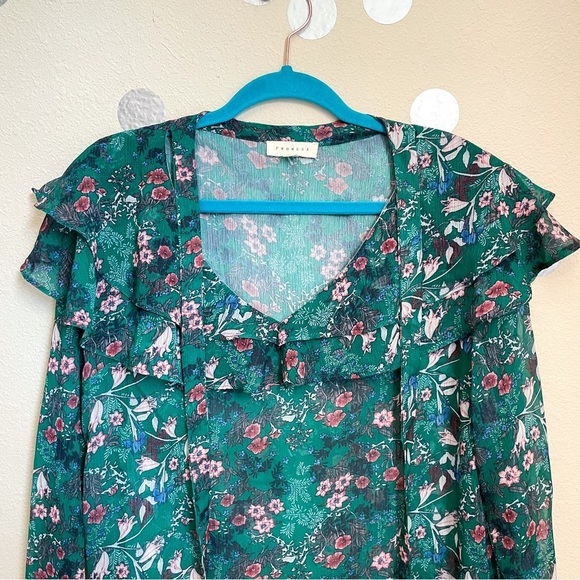 Promesa Prairie Floral Long Sleeve Blouse - Picture 3 of 5